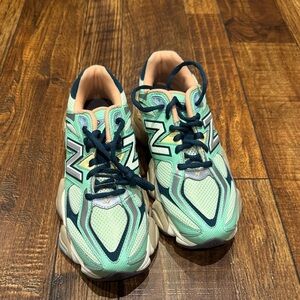New Balance 9060-Sweetgrass Deep Ocean" sneakers/ M6-W7.5